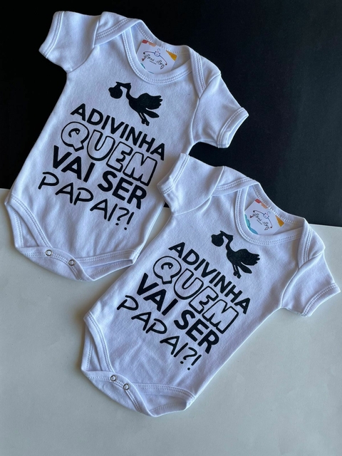 BODY TEMÁTICO ADIVINHA QUEM VAI SER PAPAI