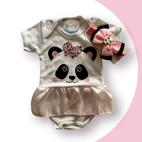 KIT BODY + LAÇO PANDA