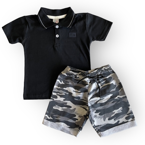 CONJUNTO MANHA CURTA GOLA POLO - PR - KAPPES