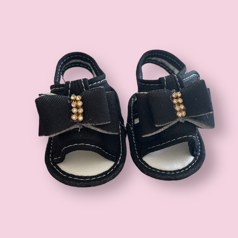 SANDÁLIA FEMININA PARA BEBE - PRETA