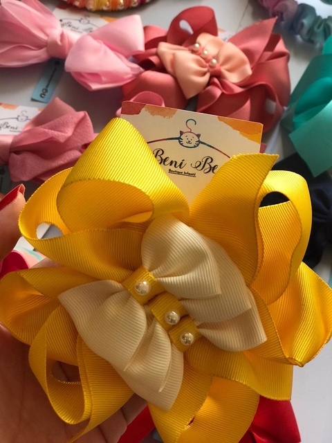 LAÇO GRANDE - AMARELO