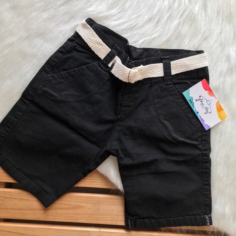 BERMUDA JEANS INFANTIL MASCULINA - PRETA