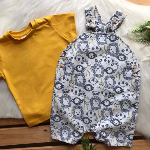 CONJUNTO JARDINEIRA BABY GIJO SAFARI - 22711