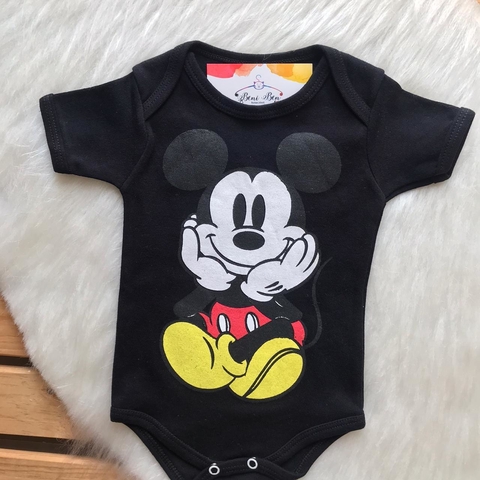 BODY TEMÁTICO MlCKEY PRETO