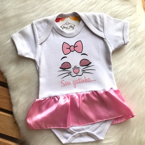 BODY TEMÁTICO COM SAIA - SOU GATINHA