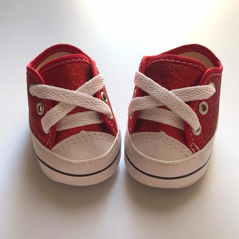 TÊNIS BABY CONFORT - BRILHO VERMELHO