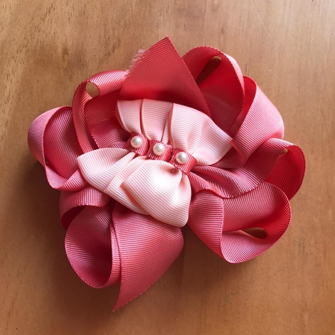 LAÇO GRANDE ROSÊ COM 3 MINI LAÇOS