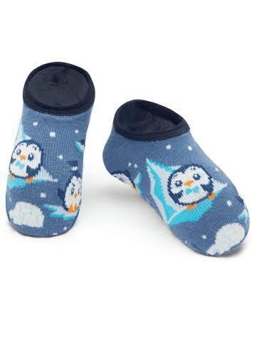 MEIA ANTIDERRAPANTE PINGUIM PUKET - 15 A 18