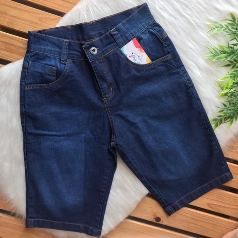 BERMUDA JEANS MASCULINA LISA