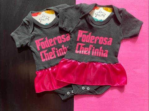 BODY TEMÁTICO PODEROSA CHEFINHA (ESCRITO)