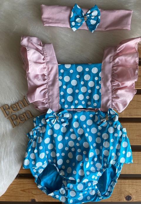 ROMPER GALINHA PINTADINHA - ROSA