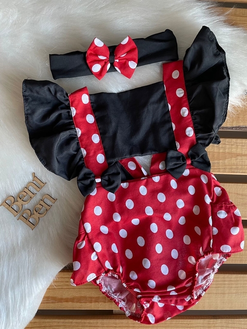 ROMPER MlNNlE - PRETO