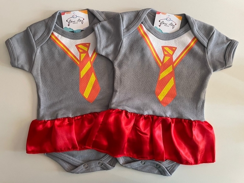 BODY TEMÁTICO GRIFINÓRIA - COM SAIA