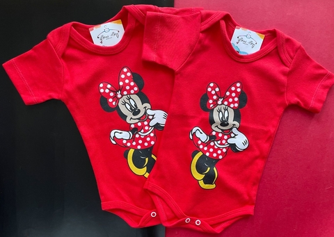 BODY SEM SAIA MlNNlE - VERMELHO