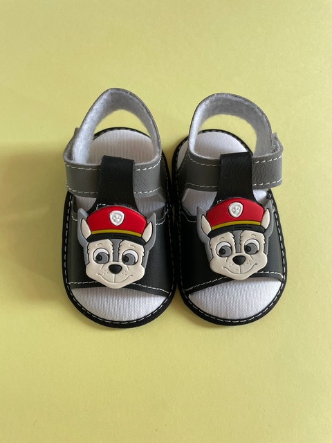 SANDÁLIA BABY PATRULHA CANINA - CINZA