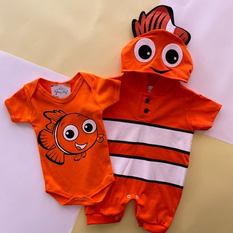 MACACÃO TEMÁTICO COM CAPUZ - NEMO