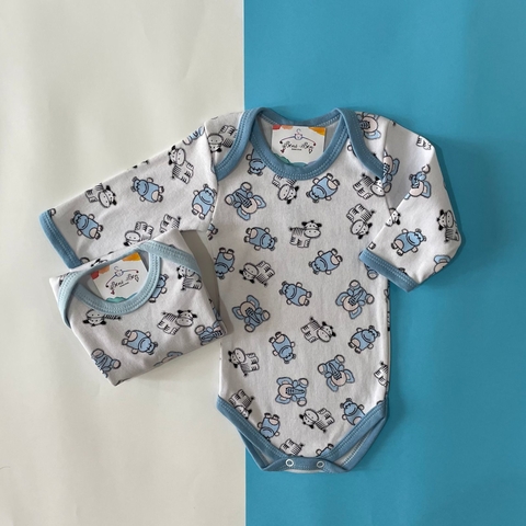 BODY MANGA LONGA - ZEBRA