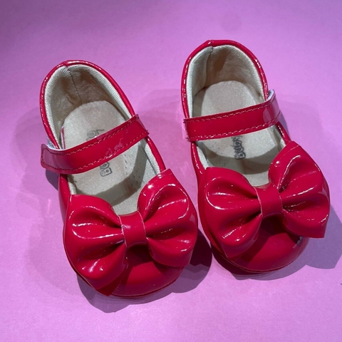 SAPATILHA BABY LAÇO - VERMELHA
