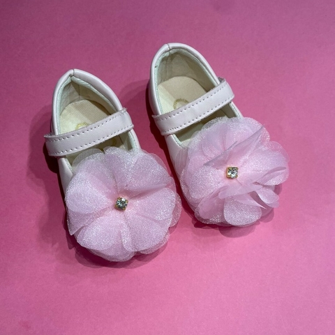 SAPATILHA BABY FLOR - ROSA CLARO