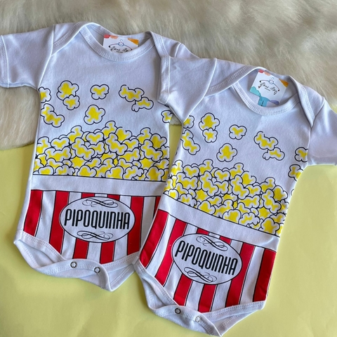 BODY TEMÁTICO PIPOQUINHA - BRANCO