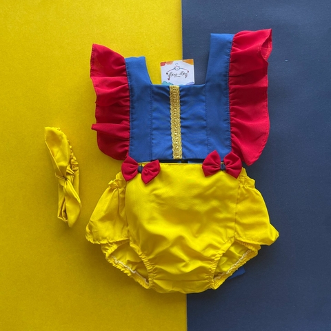 ROMPER BRANCA DE NEVE