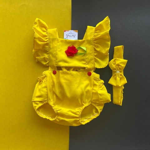 ROMPER JARDINEIRA BELA