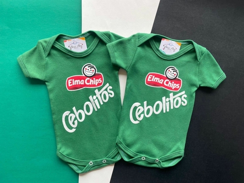 BODY TEMÁTICO SALGADINHO - CEBOLITOS