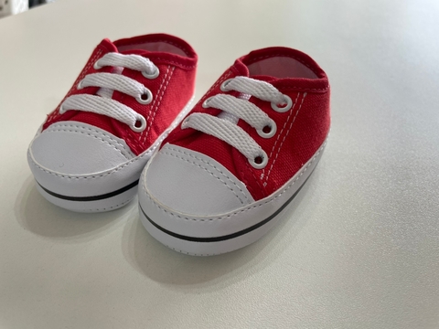 TÊNIS BABY CANO BAIXO - VERMELHO