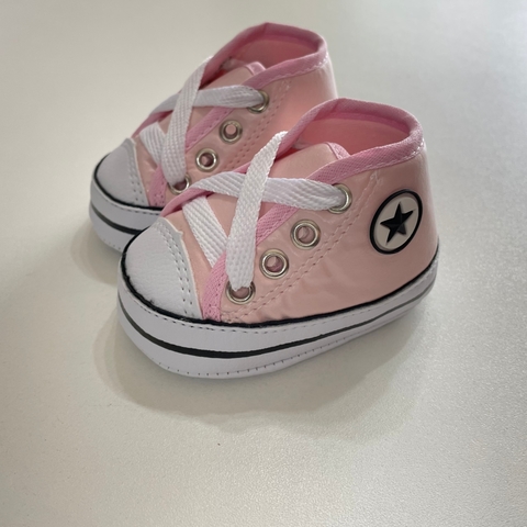 TÊNIS BABY STAR CANO ALTO - ROSA CLARO