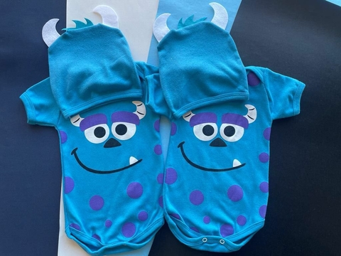 KIT BODY + TOUCA M0NSTR0S S. A. SULLlVAN