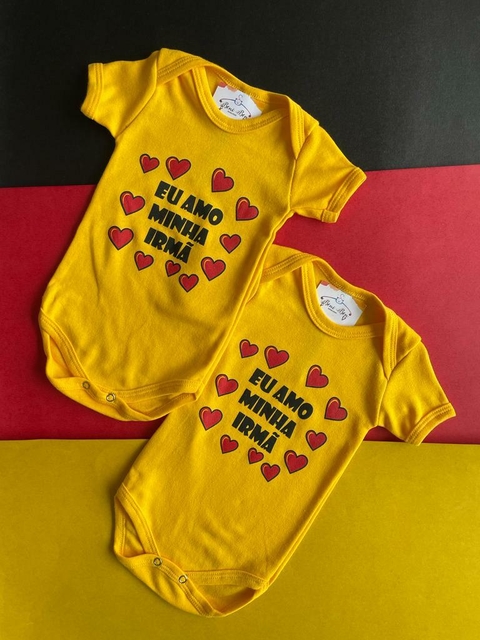 BODY TEMÁTICO - EU AMO MINHA IRMÃ