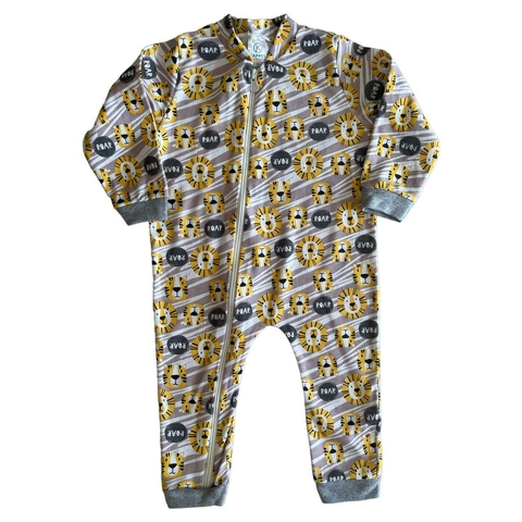 MACACÃO MANGA LONGA COM ZÍPER - LEÃO - KAPPES