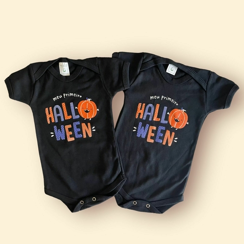BODY TEMÁTICO MEU 1º HALLOWEEN