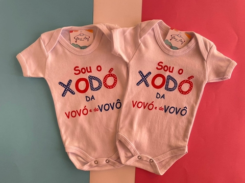 BODY TEMÁTICO XODÓ DA VOVÓ E DO VOVÔ - BRANCO