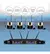 MICROFONE SEM FIO QUADRUPLO KT4 HH Digital 80 canais HEADSET - loja online