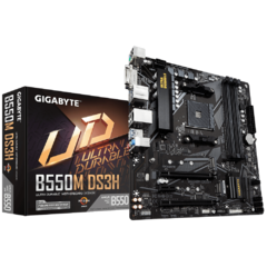 GIGABYTE B550M DS3H + AMD RYZEN 5 3600 + 16GB HYPER X DUALL CHANNEL 2666MHZ - comprar online