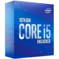 Processador Intel Core i5-10600K, Cache 12MB, 4.1GHz (4.8GHz Max Turbo), LGA 1200 - BX8070110600K