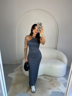 Vestido Longo Fenda - Ana Paula modas