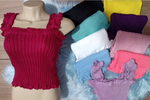 Blusa Trico Babado