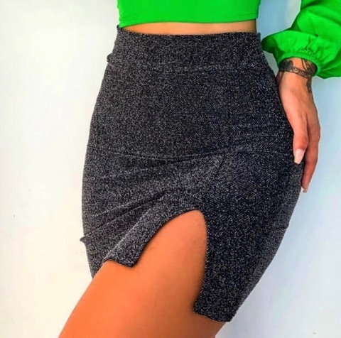 Saia Fenda lurex