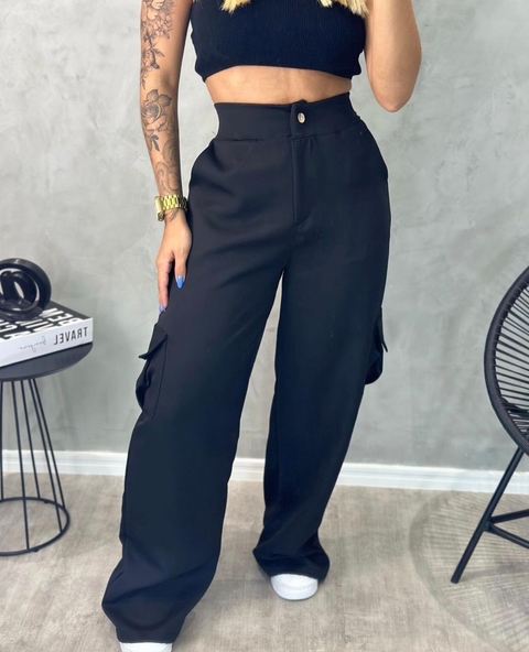 Calca Pantalona Cargo Alfaitaria