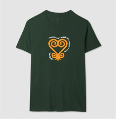 Camiseta Verde Masculina "Sankofa" - Mulher Preta Soul