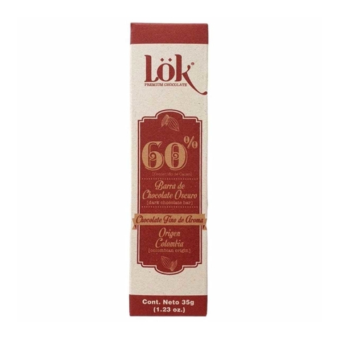 CHOCOLATE LOK PEQUEÑA 60%, 70% Y 85% X 35 GR (35 GR)