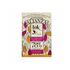CHOCOLATE LOK 78% ALIANZA 85 GR - comprar online