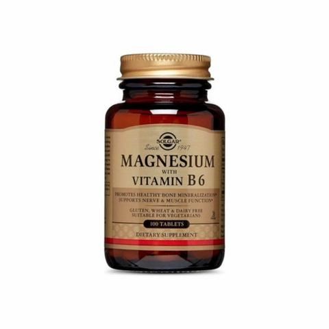 MAGNESIO SOLGAR 100 CAPSULAS