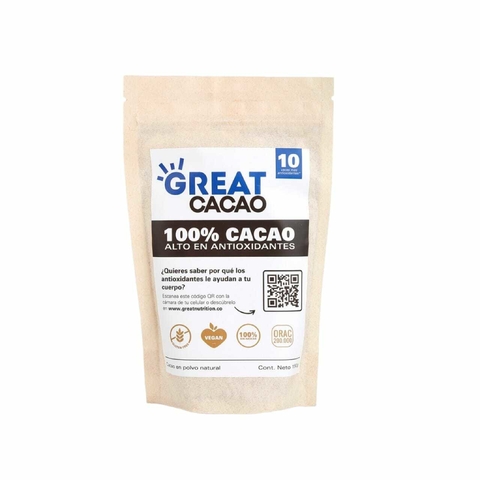 CACAO EN POLVO GREAT X 150 GR