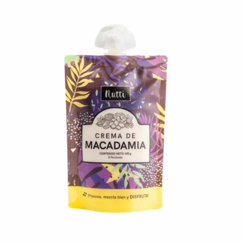 CREMA DE MACADAMIA NUTTI NATURAL
