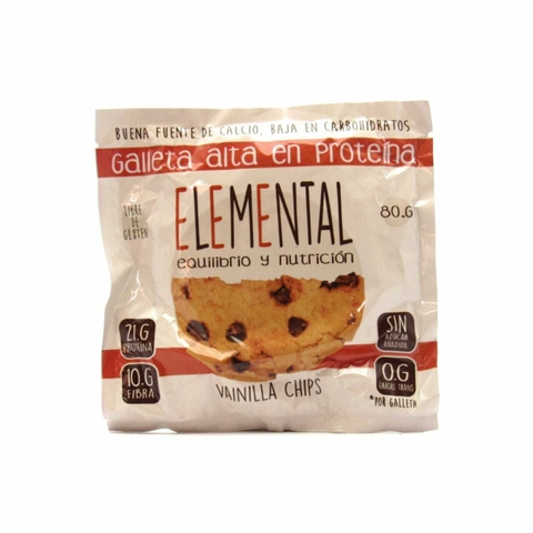 GALLETA DE PROTEINA ELEMENTAL 80 GR - comprar en línea