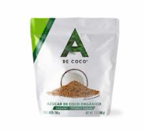 AZUCAR DE COCO A DE COCO ORGANICA X 200 G