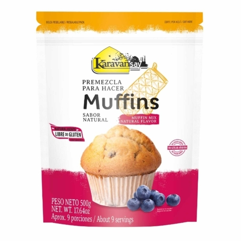 PREMEZCLA PARA MUFFINS KARAVANSAY SABOR NATURAL